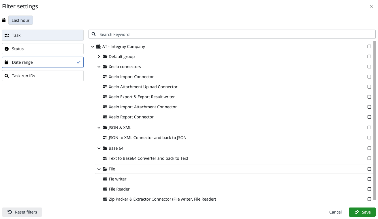 Help_Home_screen_Task_run_viewer_Filter_settings
